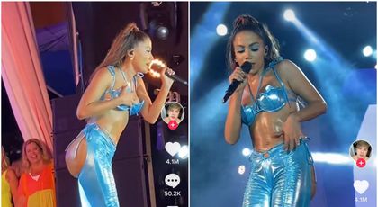 Cea mai sexy cântăreață din Brazilia, ținută indecentă la un concert. Cum a apărut în fața a mii de oameni