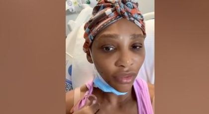 Serena Williams, operată de un chist „cât un grepfrut” la gât. Imagini de pe patul de spital