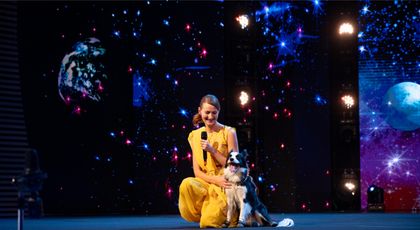 Românii au talent, 23 februarie. Anastasiia Beaumont și cățelușa Salsa, dans bollywoodian pe scena talentelor: „M-am topit! Dansați impecabil!”