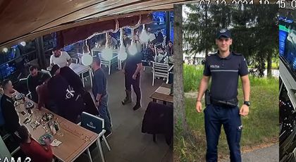 Momentul în care un tânăr, viitor polițist, a salvat de la moarte un bărbat care s-a înecat cu mâncare într-un restaurant: „Prin cunoștințele și curajul său, a reușit să salveze o viață” VIDEO