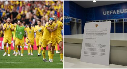 Naționala României a lăsat o scrisoare emoționantă în vestiarul de la Munchen după meciul din optimi: „Plecăm din Germania cu gândul că…”