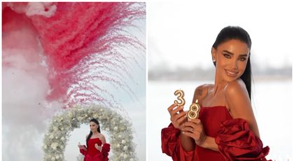 Adelina Pestrițu, aniversare opulentă: look de Oscar și artificii asortate cu rochia! Cum a sărbătorit vedeta împlinirea a 38 de ani