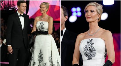 Ivanka Trump, ca o prințesă la balul inaugural al tatălui său. Fiica lui Donald Trump, un look de milioane