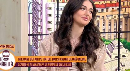 EXCLUSIV Andreea Bostanica, primele declarații în direct, la TV, despre iubitul care îi trimite flori și îi face cadouri de zeci de mii de euro: „Vorbim în limba rusă!”