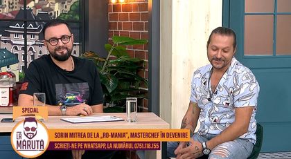 Sorin Mitrea, de la Ro-Mania, La Măruță, după ce a luat șorțul Masterchef: "Nu poți să dai poze cu iubita mea, că e model de nud. Face fotografii de lenjerie intimă și câteodată fără lenjerie initimă"