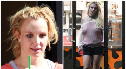 Britney Spears, scapătă de sub control! Fotografiată dezbrăcată și dezorientată în fața hotelului, după o ceartă violentă cu iubitul