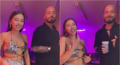 Nicole Cherry, distracție cu J Balvin în culisele festivalului Nervesea. Cum s-au filmat cei doi