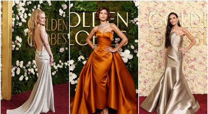 Golden Globes 2025: Rafinament absolut pe covorul roșu. Zendaya, Nicole Kidman și Demi Moore au strălucit în ținute spectaculoase