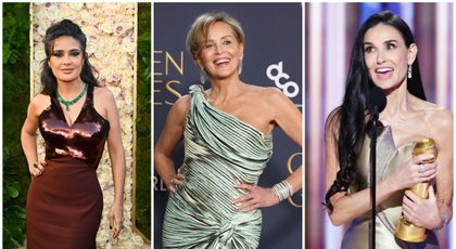 Sunt trecute de 60 de ani sau se apropie, dar bărbații le doresc la fel ca la 30! Demi Moore și Sharon Stone, irezistibile la 60+ la Golden Globes