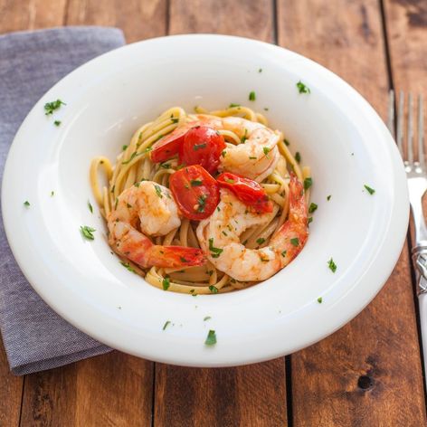 Rețetă MasterChef: Spaghete cu creveți și roșii