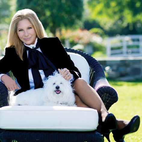 Barbra Steisand și cățelușa Samantha. FOTO: Getty Images