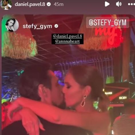 Daniel Pavel și Ana Maria Pop se saruta pe ringul de dans