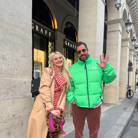 Bianca Purcărea și Adam Sandler