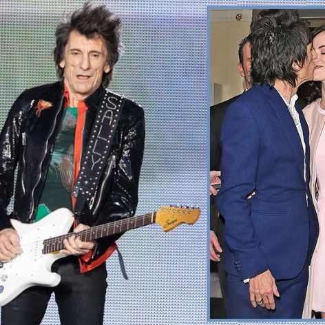 Ronnie Wood și soția lui, Sally. FOTO: Getty Images