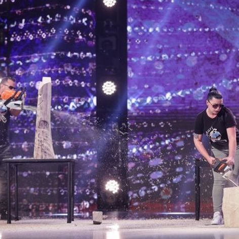 Roxana Lucaci și Gabi Cernat la Romanii au talent 2023, 10 martie 