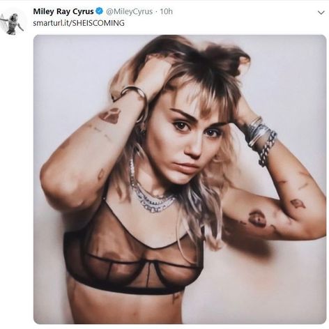 Miley Cyrus. FOTO: Twitter