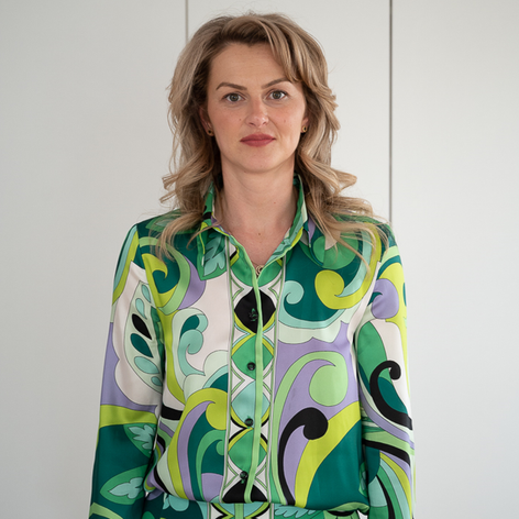 Livia Baba, fondatoarea companiei BLA Shine, la o ședință foto înainte de emisiunea Șef sub acoperire din 27 aprilie 2023