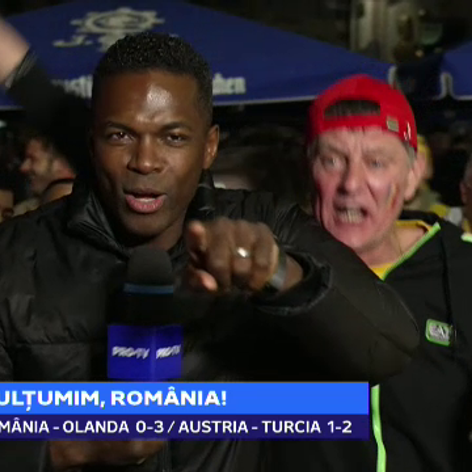 Surpriză după meciul România-Olanda! Celebrul luptător Remy Kenneth a luat microfonul PRO TV și a transmis un mesaj inedit pentru țara noastră, în direct 