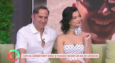 Cum au sărbătorit Dinu și Magda Maxer un an de căsnicie