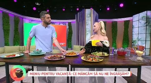 Meniu pentru vacanță: Ce mâncăm să nu ne ingrășăm?