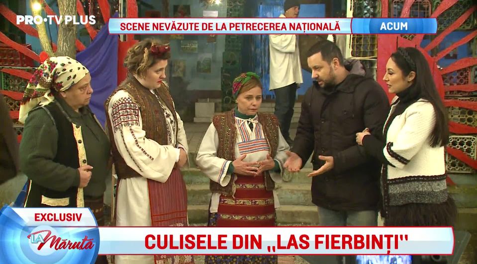 Cum s-a filmat petrecerea de 1 decembrie 2016. Momente nevăzute de pe platourile din Fierbinți