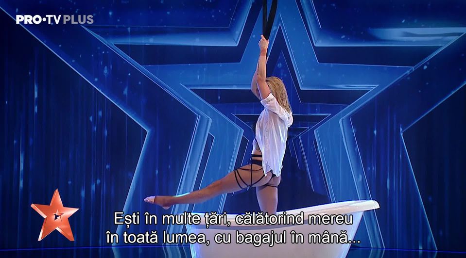 INTERVIU cu Viviana Rossi, tânăra care a cucerit publicul și jurații cu numărul său de acrobație extrem de sexy INTERVIU cu Viviana Rossi, tânăra care a cucerit publicul și jurații cu numărul său de acrobație extrem de sexy