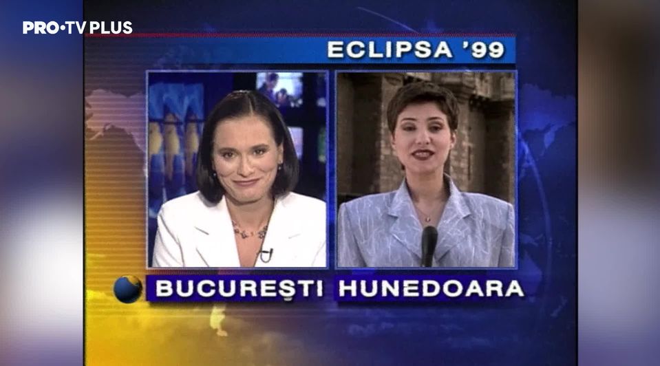 Eclipsa totală de soare din august 1999, tratată în mod deosebit într-o ediție specială Știrile PRO TV
