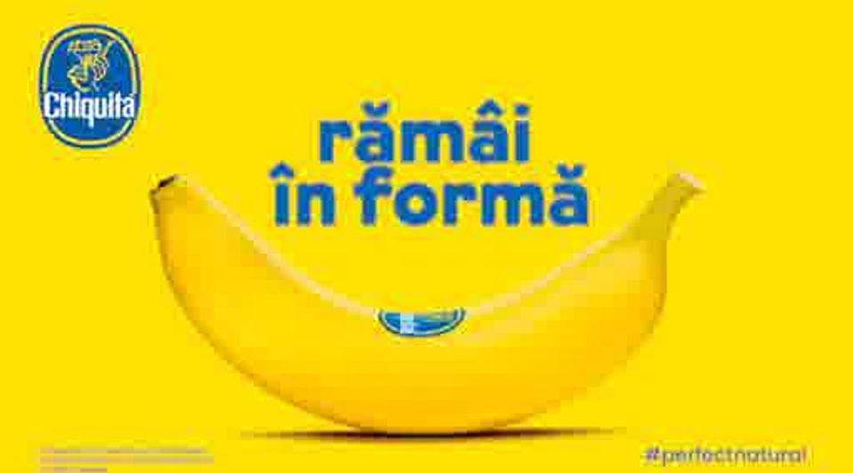 Chiquita aduce bucuria fructului galben-natural pe străzile Bucureștiului, în cea mai recentă campanie outdoor