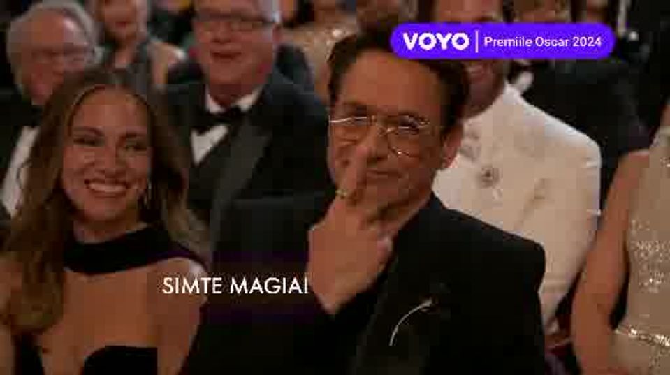 Urmărește ediția integrală, în limba engleză și română, a premiilor Oscar 2024, LIVE pe VOYO!