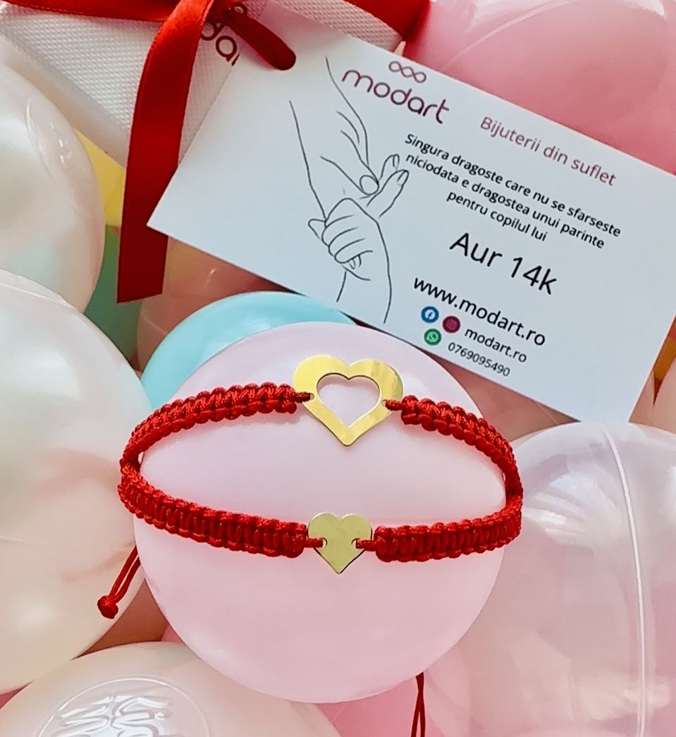 set brățări aur mama-bebelus disponibil pe Modart.ro