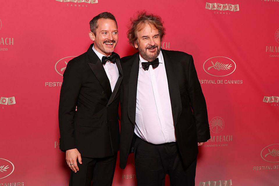 Elijah Wood și Peter Jackson