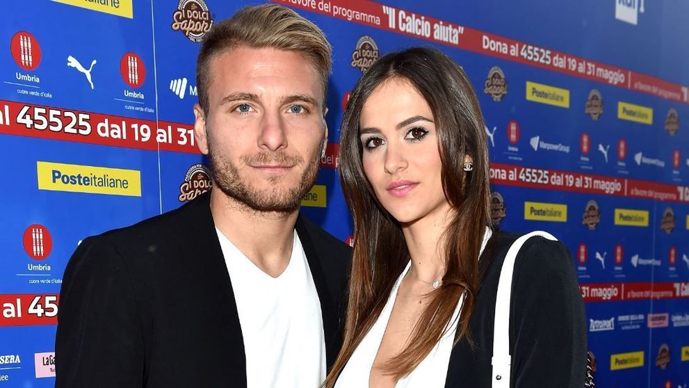Soția lui Ciro Immobile i-a făcut galerie atacantului italian la primul meci de la EURO 2020