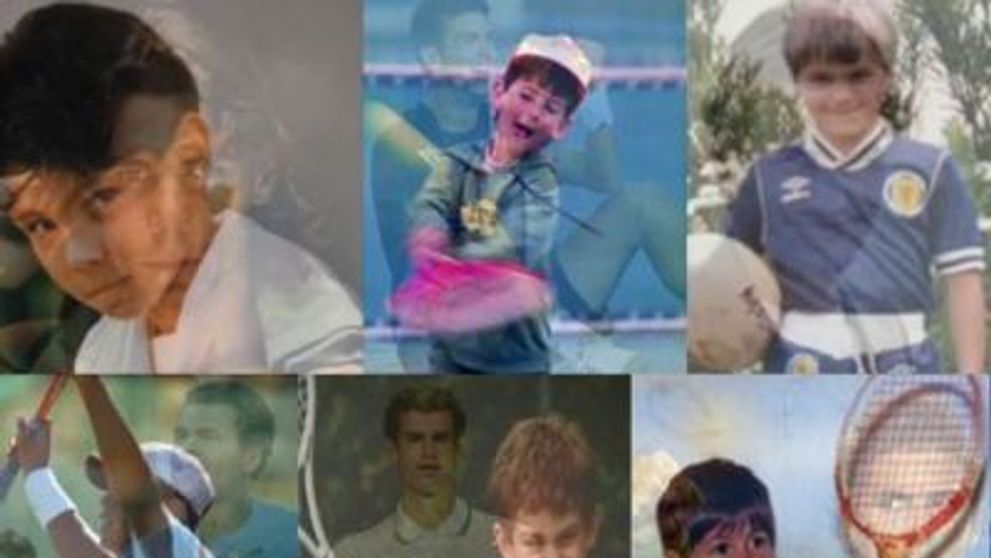FOTO de COLECTIE: Cum aratau cei mai mari jucatori de tenis ai lumii in copilarie!