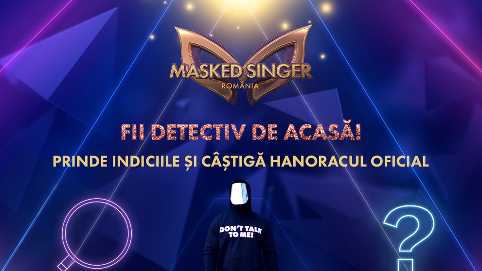 Fii detectiv Masked Singer România! Ghicește vedeta de sub mască și câștigă premii cool!