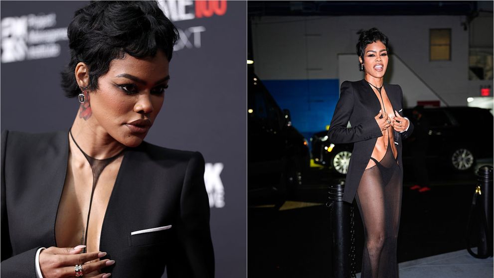 Si-a pus doar sacoul și pare că a uitat restul ținutei! Teyana Taylor, apariție scandaloasă la o gală prestigioasă: „Fără pic de clasă!