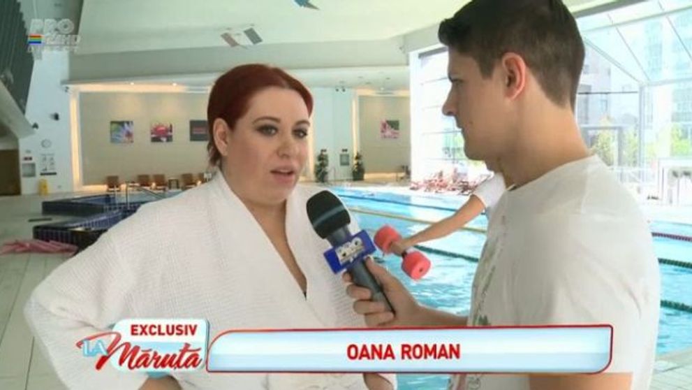 Oana Roman se mentine in forma pe timpul sarcinii la aqua gym. Pana acum, a luat doar 5-6 kilograme in greutate