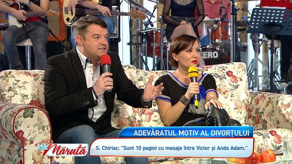 Cele 100 de mesaje ale discordiei dintre Victor Slav si Bianca Dragusanu. Ce legatura a avut prezentatorul cu Anda Adam in timpul casniciei