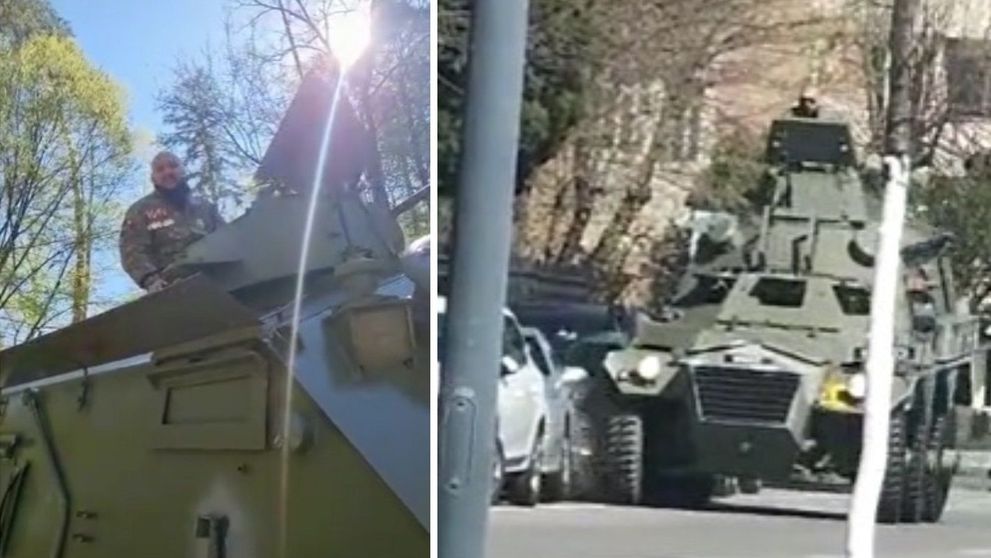 Dani Mocanu, accident în Râmnicu Vâlcea cu un blindat istoric britanic