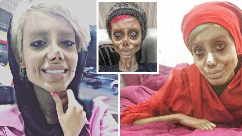 Cum arată de fapt Sahar Tabar, tânăra din Iran poreclită ‘Zombie Angelina Jolie’
