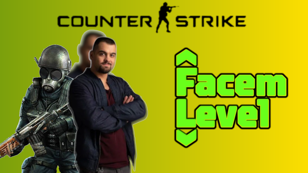 Facem Level - episodul 6: George Piștereanu față în față cu Counter-Strike 1.6. Cum s-a descurcat actorul la acest joc
