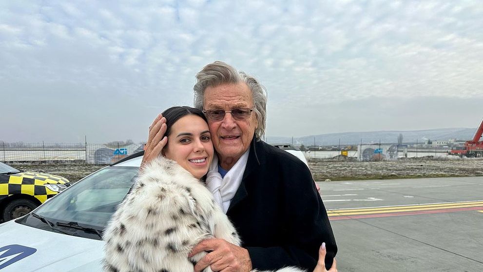 Georgiana Lobonț și Florin Piersic, întâlnire emoționantă pe aeroportul din Cluj. Ce regret are maestrul pe final de an: „Mi-a zis că i-ar fi plăcut...”