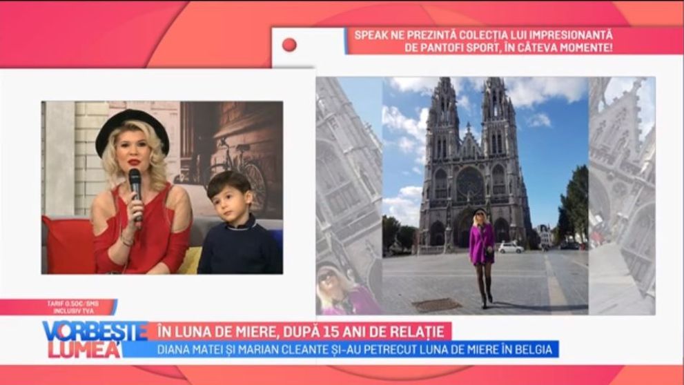 VIDEO Diana Matei și Marian Cleante în luna de miere, după 15 ani de relație
