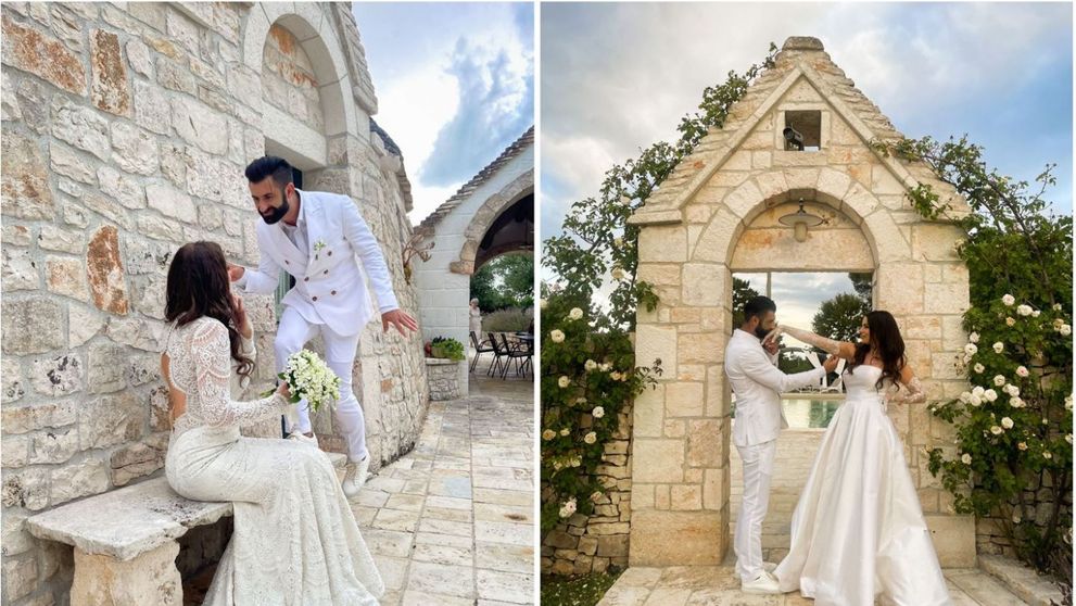 EXCLUSIV! Cătălina Grama și Paul Ipate s-au cununat civil în Italia, într-un decor de vis. Mireasa, ireal de frumoasă