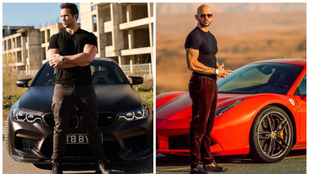Cine sunt Tristan și Andrew Tate, frații milionari care colecționeză mașini de lux și femei sexy