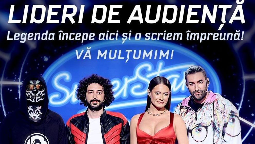 Peste 1.4 milioane de români au urmărit spectacolul SuperStar România! Diseară vom avea parte de o premieră în emisiune!