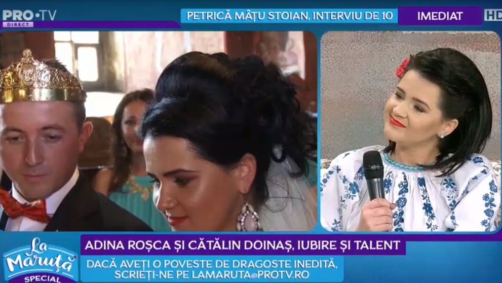 VIDEO Adina Roșca și Cătălin Doinaș, iubire și talent