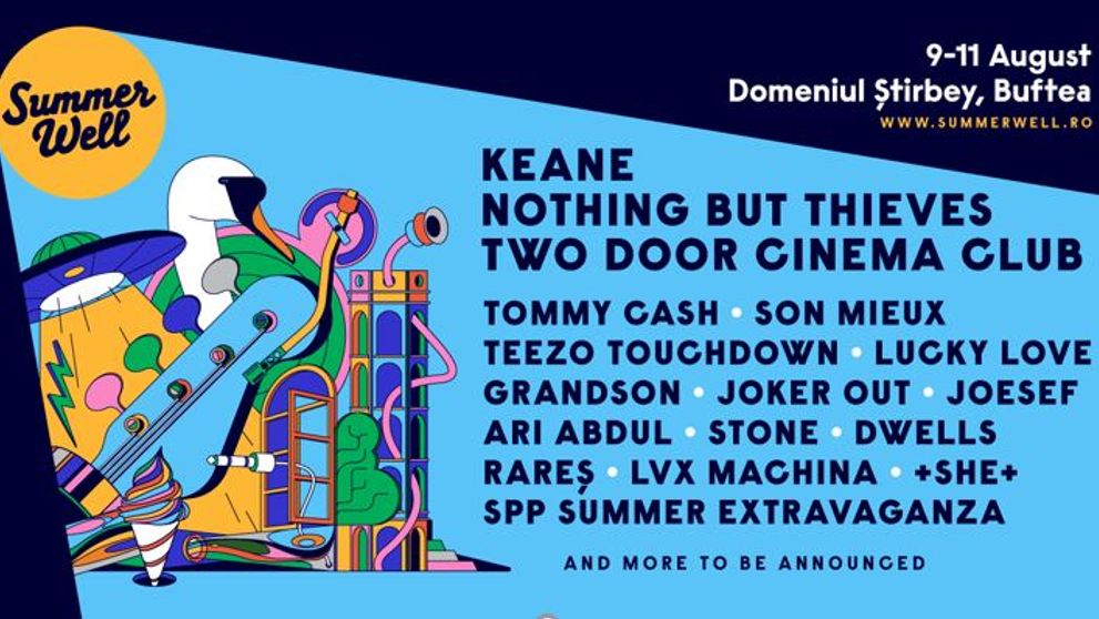 A fost anunțat line up-ul oficial pentru Summer Well 2024. Keane, Nothing But Thieves sau Two Door Cinema Club ajung la Domeniul Știrbey