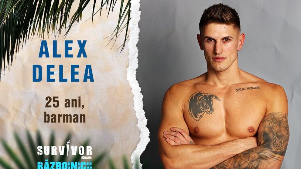 Cine este Alex Delea, concurent în echipa Războinicilor la SURVIVOR România 2022