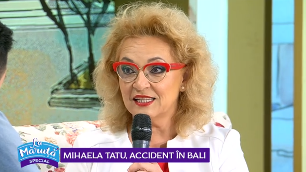 VIDEO Mihaela Tatu este de 10 ori femeie. Ce accident a suferit prezentatoarea în vacanță