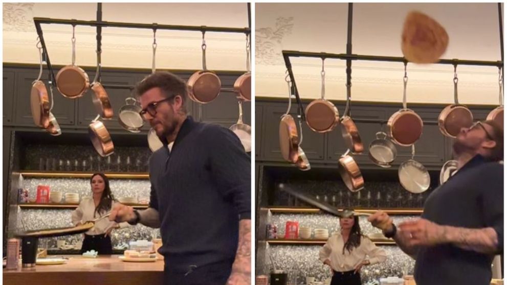 David Beckham, video viral pe Instagram! Cum jonglează fostul fotbalist cu clătitele